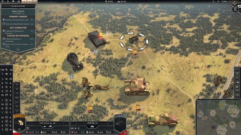 Скриншот 1 из Panzer Corps 2: War Stories - Fall of Poland