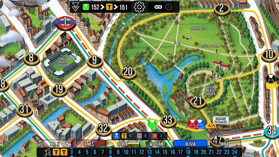 Скриншот 2 из Scotland Yard: Hunting Mister X