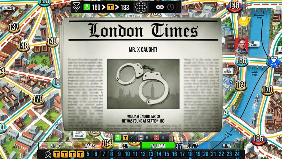 Скриншот 3 из Scotland Yard: Hunting Mister X