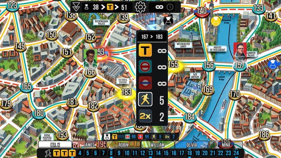 Скриншот 6 из Scotland Yard: Hunting Mister X