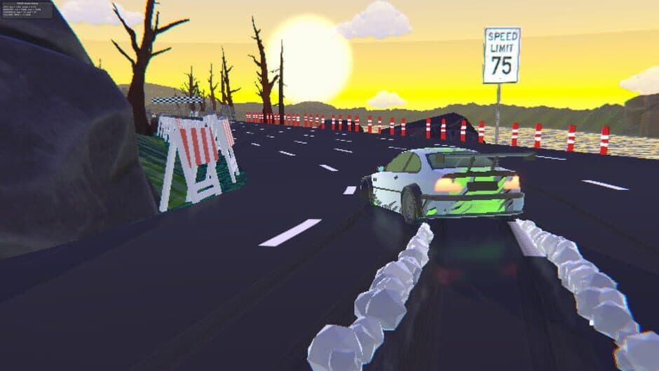 Скриншот 2 из Pixel Retro Drift: Arcade Car Racing