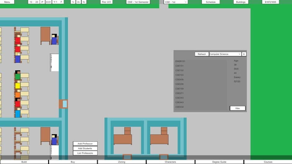 Скриншот 4 из University Tycoon: The College Management Simulator