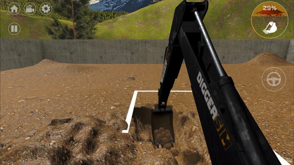Скриншот 1 из DiggerSim: Excavator Simulator