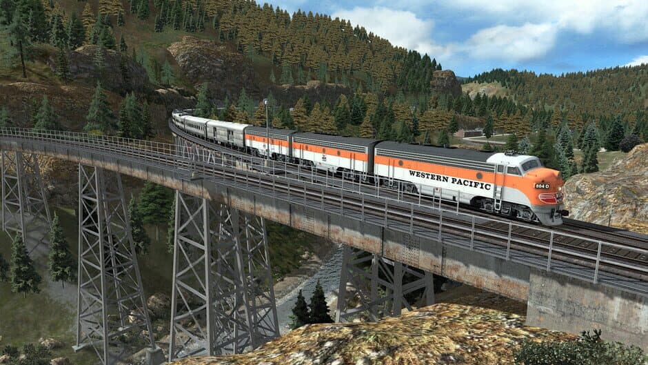 Скриншот 3 из Train Simulator: Feather River Canyon Enhanced - Premium Scenario Pack