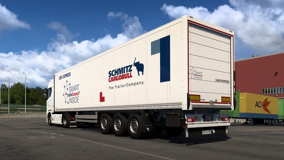 Скриншот 10 из Euro Truck Simulator 2: Schmitz Cargobull Trailer Pack