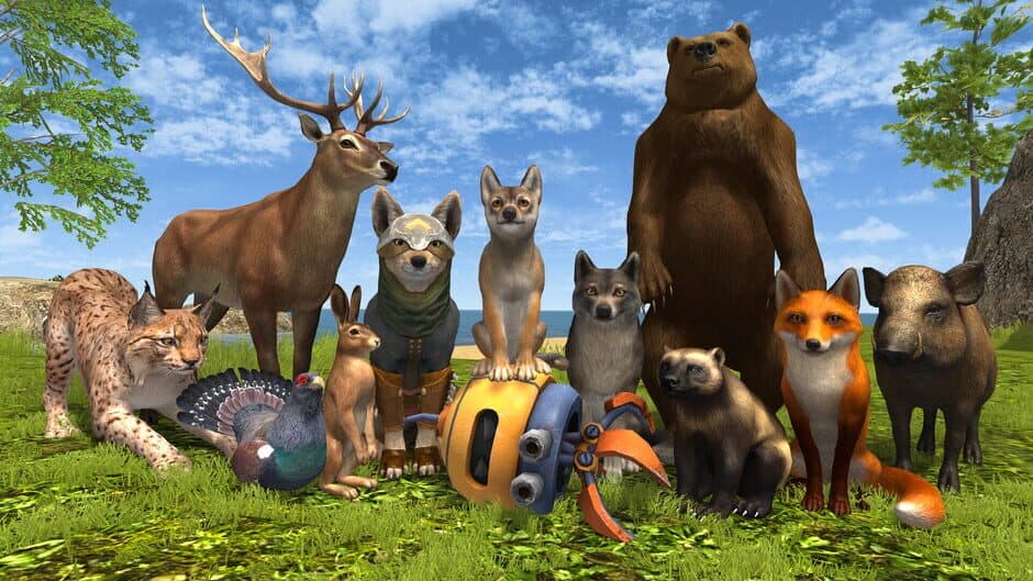 Скриншот 1 из Wolf Hero: Animals vs. Robots