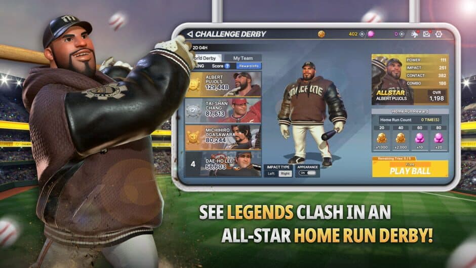 Скриншот 3 из Homerun Clash 2: Legends Derby