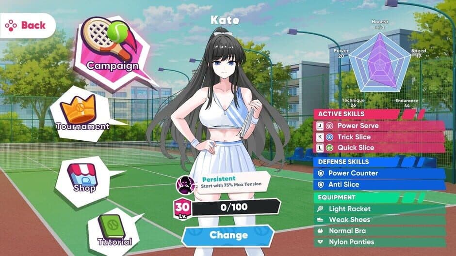 Скриншот 2 из Academy Love Saga: Tennis Angels