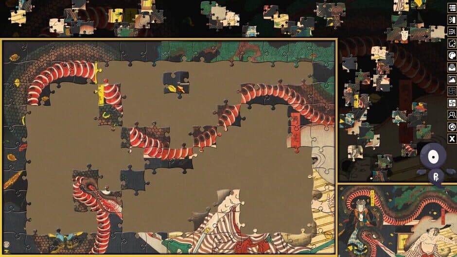 Скриншот 5 из Pixel Puzzles 3: Ukiyo-e Jigsaws