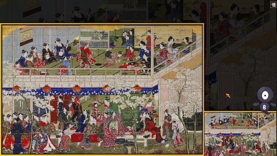 Скриншот 8 из Pixel Puzzles 3: Ukiyo-e Jigsaws