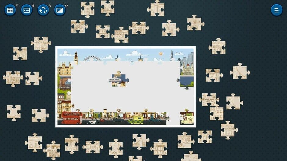 Скриншот 1 из Hidden Cats in Jigsaw Puzzle: London