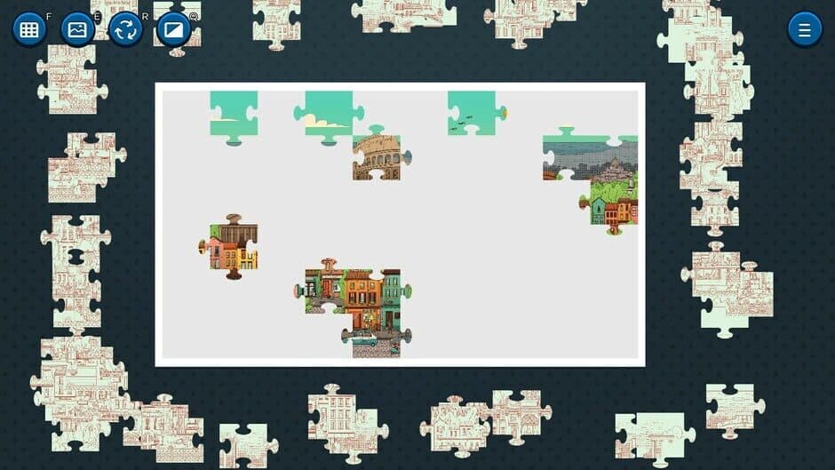 Скриншот 2 из Hidden Cats in Jigsaw Puzzle: Rome