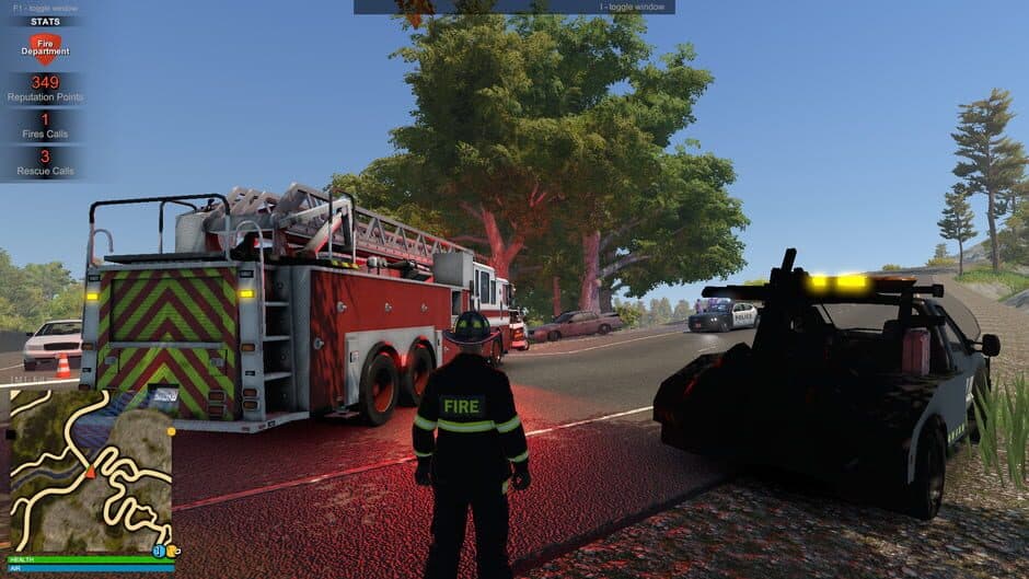 Скриншот 6 из Flashing Lights: Police Fire EMS