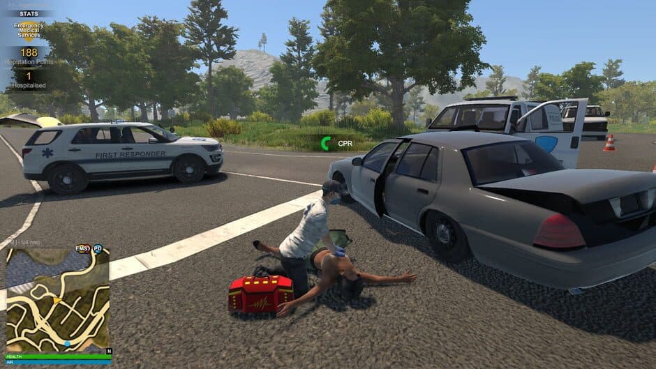 Скриншот 8 из Flashing Lights: Police Fire EMS