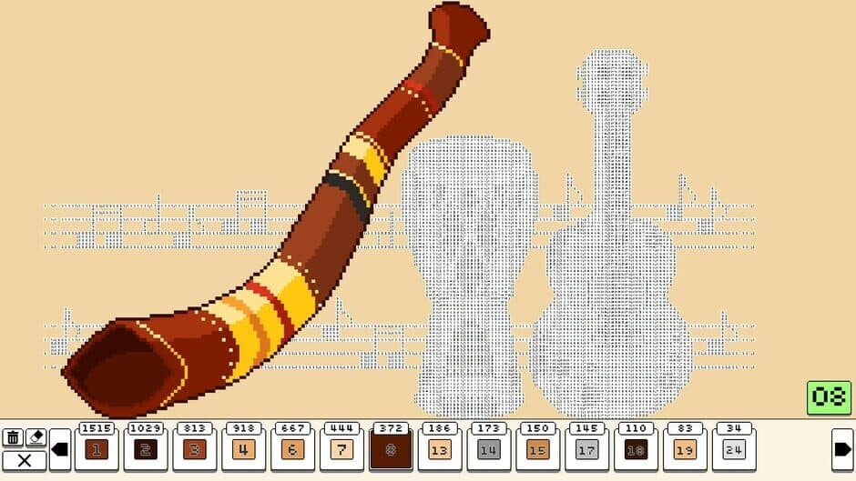 Скриншот 2 из Coloring Pixels: Oceania Pack