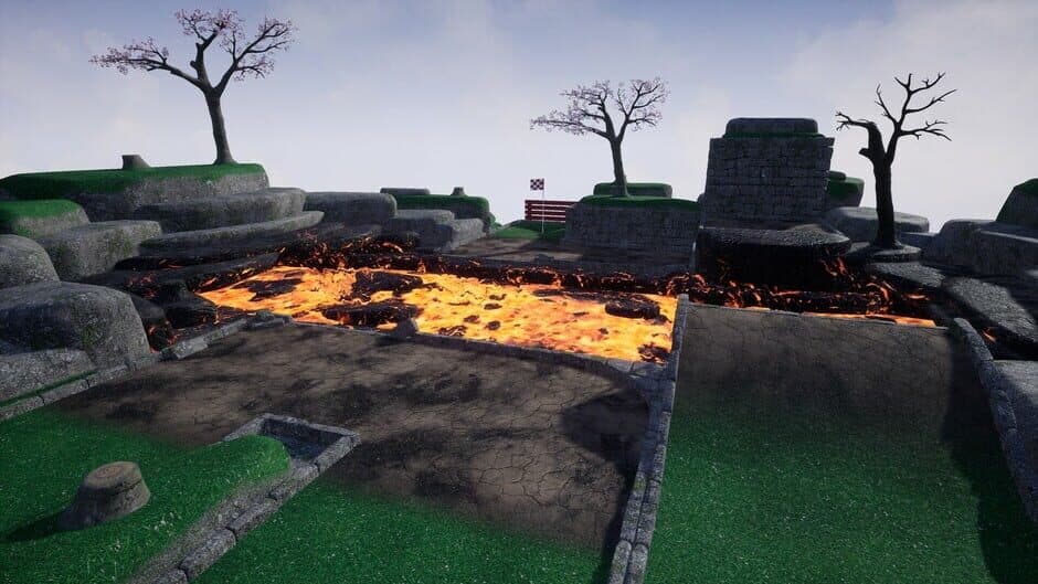 Скриншот 2 из Golfing In Aether: Cauldron