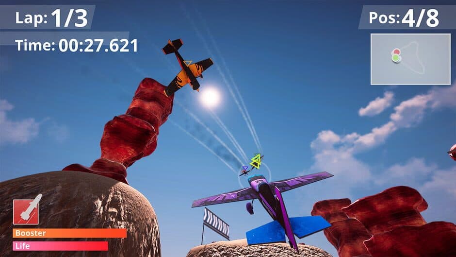 Скриншот 4 из Sky Airplane Racer: Flight & Fight Simulator