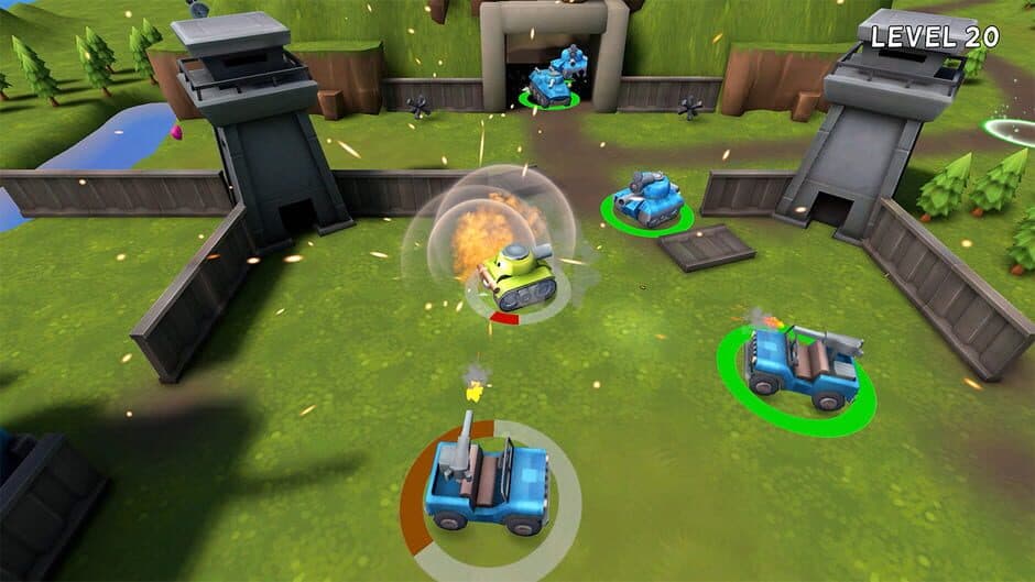 Скриншот 2 из Arcade Tanks World: Tank Battle Simulator