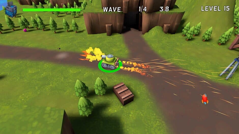 Скриншот 4 из Arcade Tanks World: Tank Battle Simulator