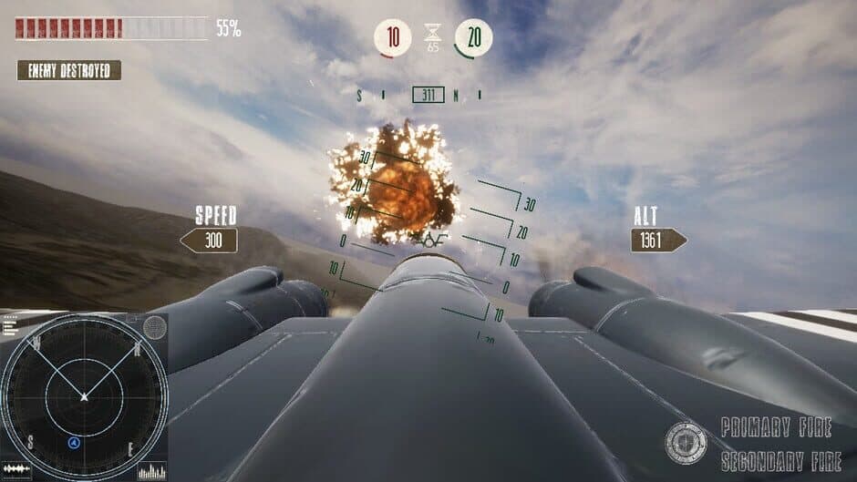 Скриншот 2 из World War II: Airplanes Battle
