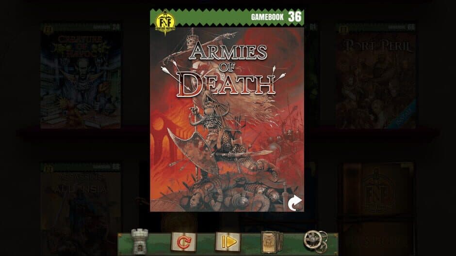 Скриншот 1 из Fighting Fantasy Classics: Armies of Death