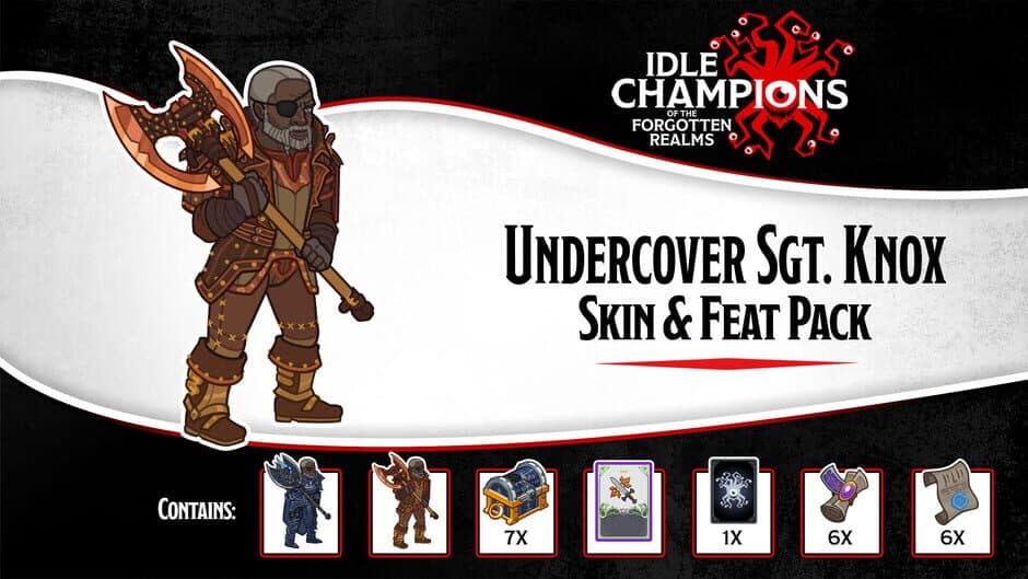 Скриншот 1 из Idle Champions: Undercover Sgt. Knox Skin & Feat Pack