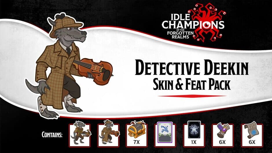 Скриншот 1 из Idle Champions: Detective Deekin Skin & Feat Pack