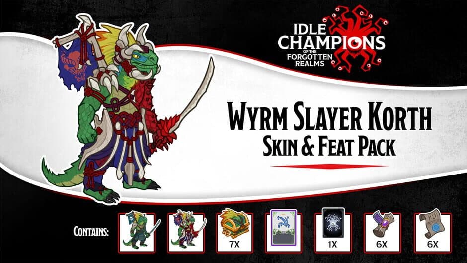 Скриншот 1 из Idle Champions: Wyrm Slayer Korth Skin & Feat Pack