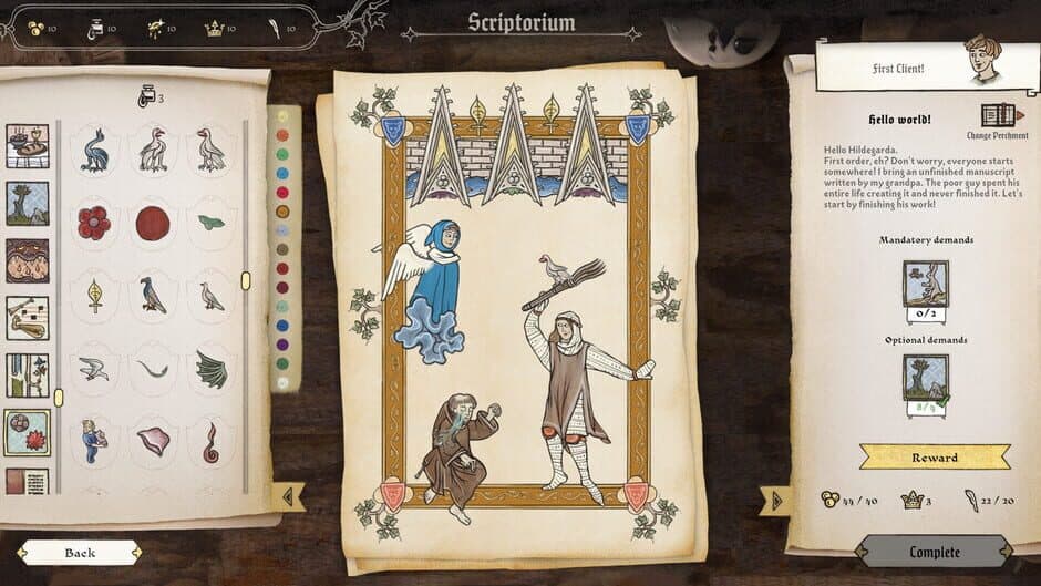 Скриншот 1 из Scriptorium: Master of Manuscripts