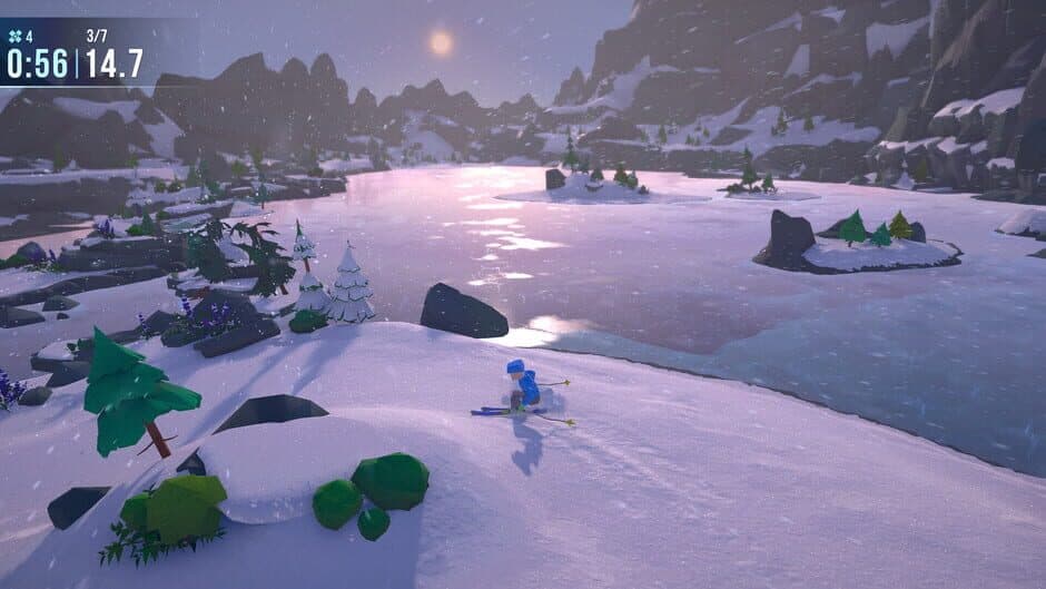 Скриншот 1 из Lonely Mountains: Snow Riders