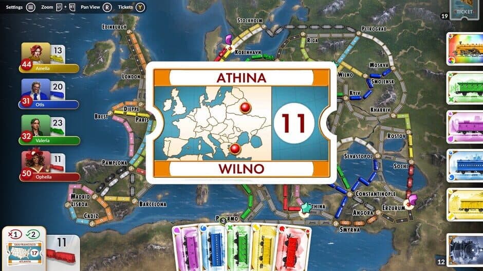 Скриншот 6 из Ticket to Ride, Clue and The Game of Life 2: Classic Board Game Bundle