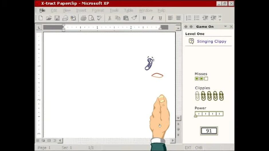 Скриншот 1 из Microsoft Office XP: X-Tract Paperclip