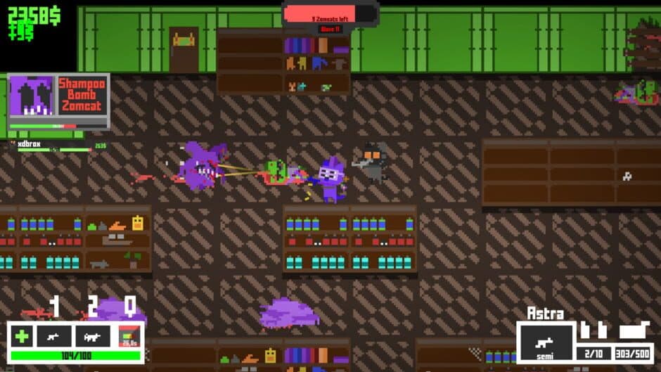 Скриншот 2 из Zomcats Invasion