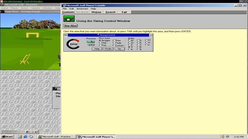Скриншот 1 из Microsoft Golf: Multimedia Edition