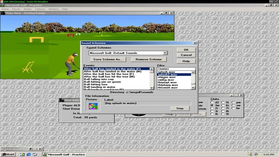 Скриншот 2 из Microsoft Golf: Multimedia Edition