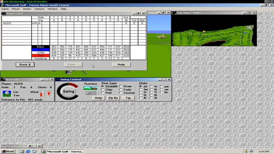 Скриншот 4 из Microsoft Golf: Multimedia Edition