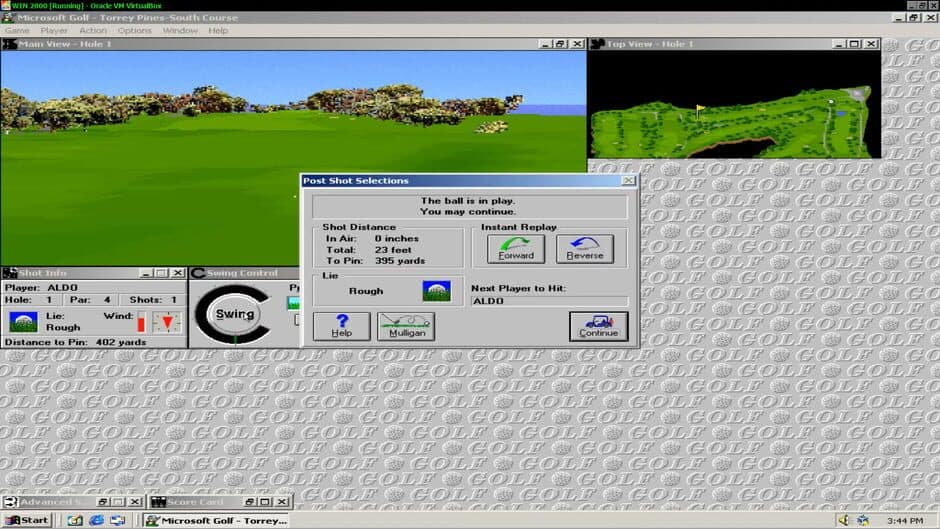 Скриншот 8 из Microsoft Golf: Multimedia Edition