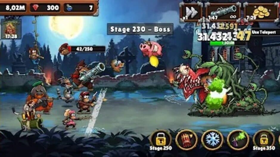 Скриншот 1 из Apes vs. Zombies