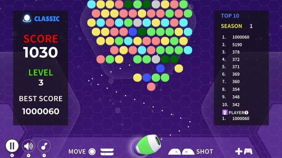 Скриншот 1 из Bubble Blaster DX