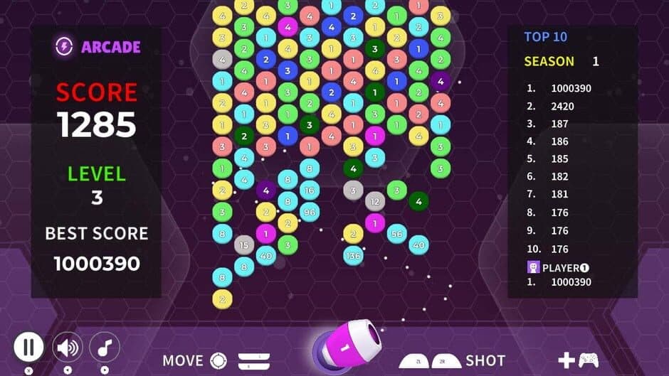 Скриншот 2 из Bubble Blaster DX