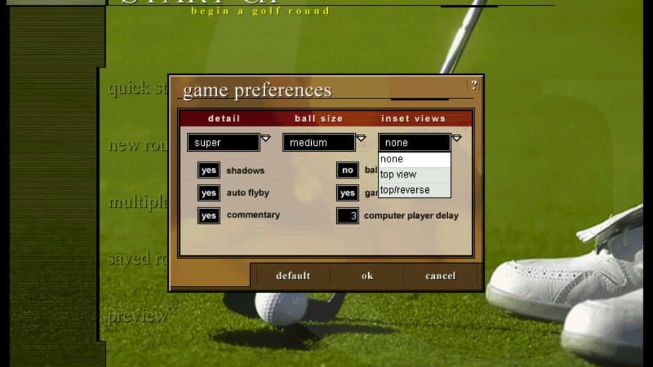 Скриншот 4 из Microsoft Golf 1998 Edition
