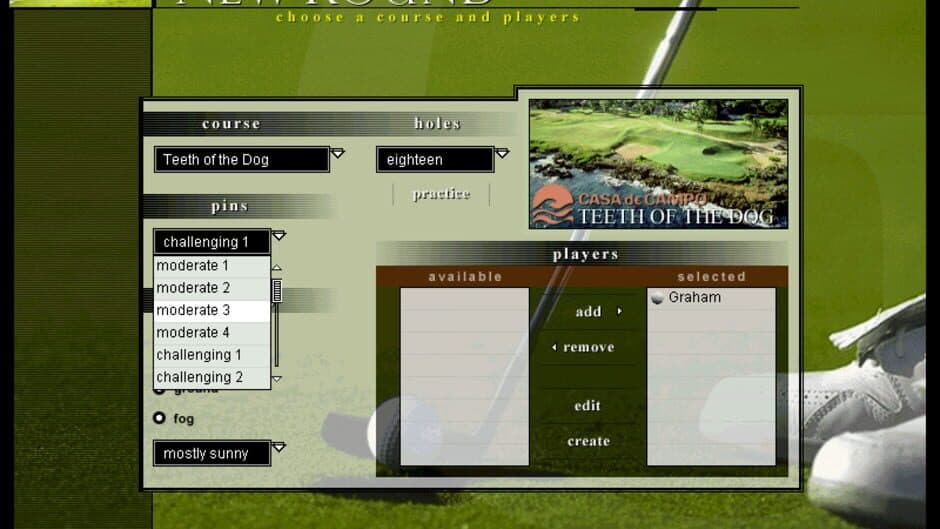 Скриншот 9 из Microsoft Golf 1998 Edition