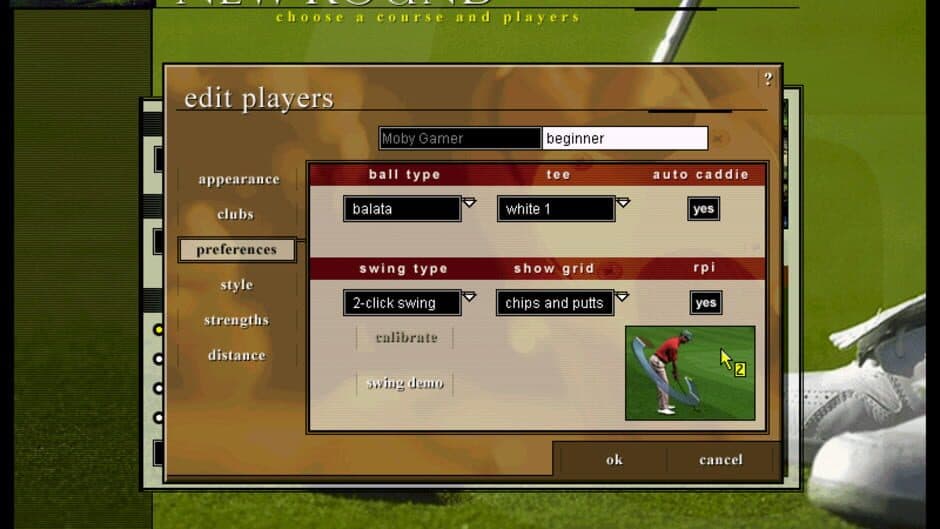 Скриншот 12 из Microsoft Golf 1998 Edition