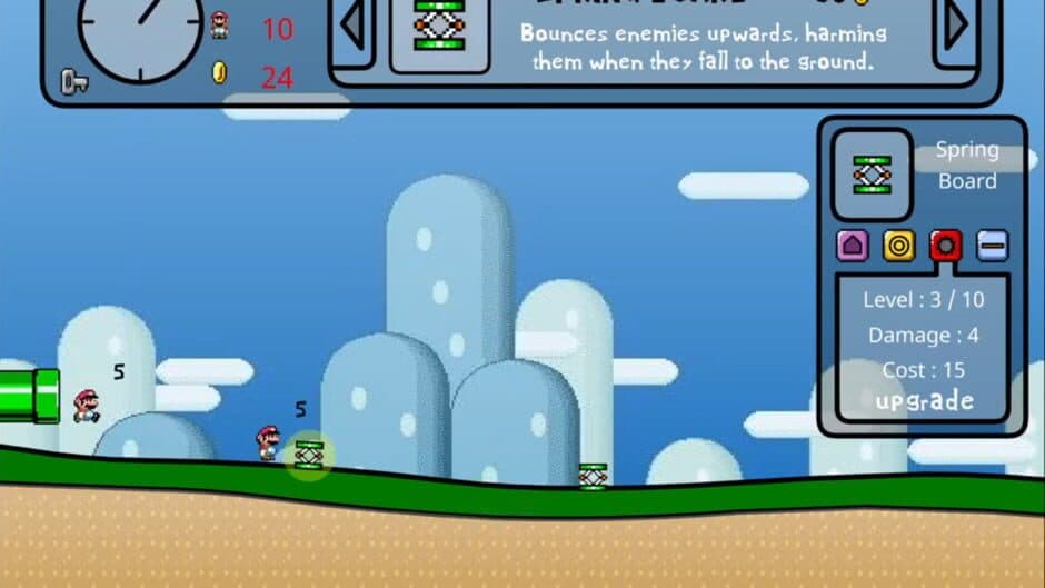 Скриншот 1 из Super Mario Defense