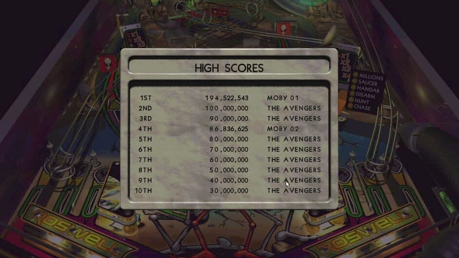 Скриншот 4 из Roswell Pinball