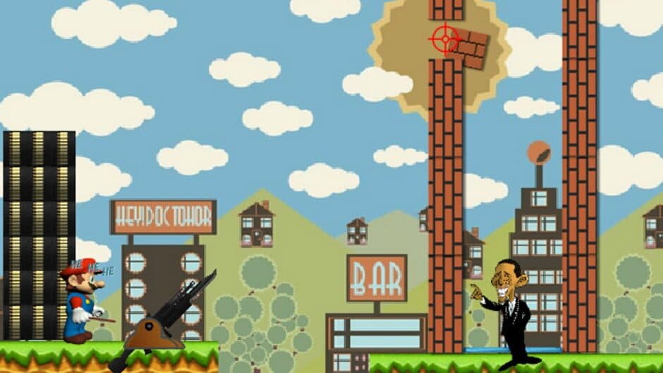 Скриншот 1 из Mario vs. Obama!