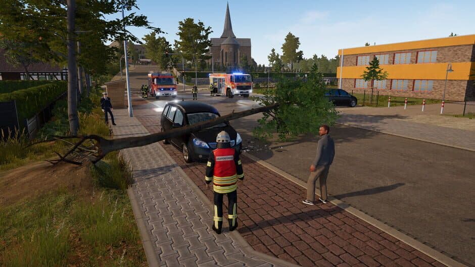 Скриншот 8 из Emergency Call 112: The Fire Fighting Simulation 2 - Volunteer Firefighters