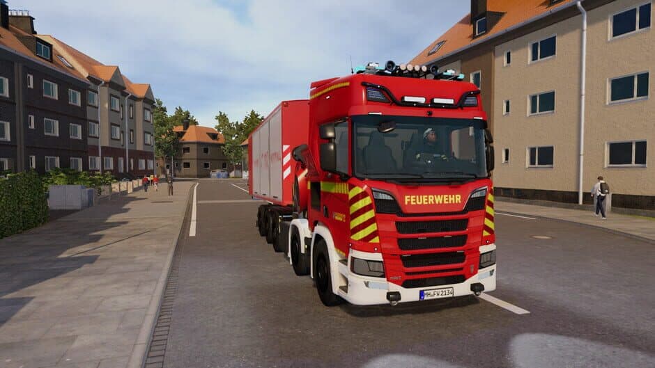 Скриншот 6 из Emergency Call 112: The Fire Fighting Simulation 2 - The Swap Body Vehicle