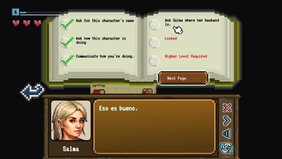 Скриншот 3 из Newcomer: A Language Learning RPG