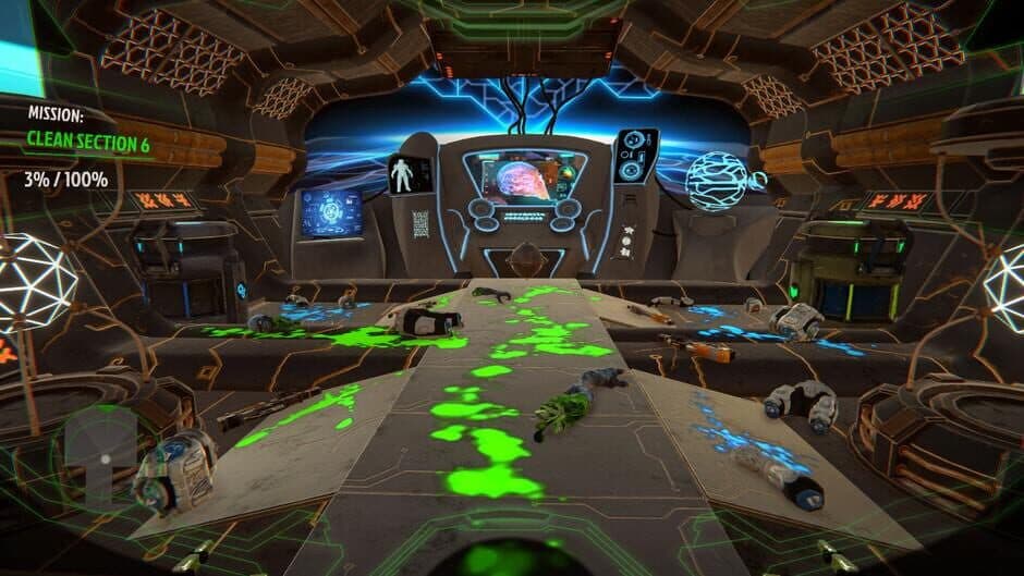 Скриншот 6 из Space CleanUp: Cosmic Robot Disinfector